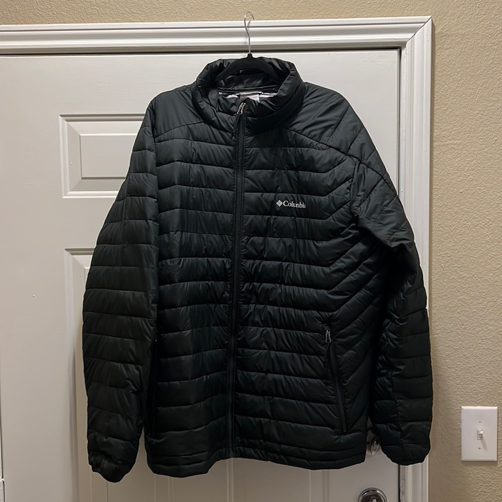 Columbia Men's XXL Black Omni Heat Insulated Puffer Jacket